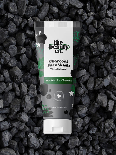 the beauty co Charcoal Face Wash With Salicylic Acid For Pore Minimizing